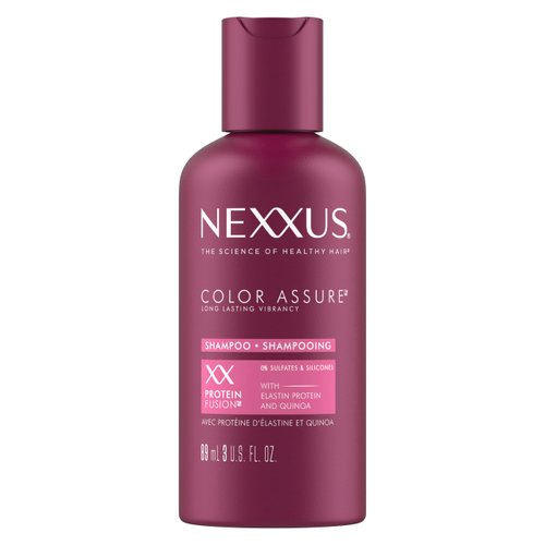 Nexxus Hair Color Assure Sulfate Free Shampoo with ProteinFusion, For Colored Treated Hair Color Shampoo 3 oz
