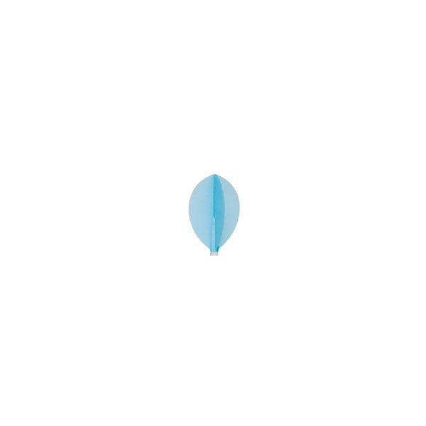 Cosmo Darts 6 Pack Fit Flight - Pear Dart Flight (Light Blue)