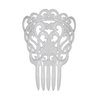 Ole Ole Flamenco Hair Comb for Dancers with Ornamental Design Spanish Hair Pins for Dancers Model II (White)