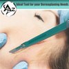 Dermaplaning Cleaning Kit 19 Pcs with Carrying Case - Disposable Scalpel #16,11 &10, Stainless Steel Scalpel Blades Plastic Handle, Tweezers, Scissors, Hemostat - Suitable for Dermaplaning and More