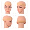 MapofBeauty 2 Pieces Non Slip Silicone wig Grip Band Headband Hold Wig Men Women Sports Yoga (Light Brown)