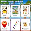 144 Pcs Jungle Safari Party Favors, Zoo World Coloring Books Stacking Crayons Wild Animals Tattoo DIY Sticker Stampers Classroom Rewards Gift Prizes Goodie Bag Fillers Supplies