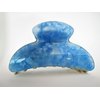 Generic Bright blue marbled hair claw clip for thick hair