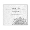 Elcer Celebration of life Funeral thank you cards with envelopes Sympathy Condolence acknowledgement Thank you Cards (White)