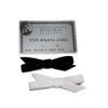 EmilyRose Couture Mini Velvet Ribbon Set of 2 (Alligator Clip, Black & White)