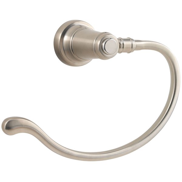 Pfister Ashfield Towel Ring, Brushed Nickel