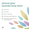 Home Health Almond Glow Body Lotion, Lavender - 8 fl oz - Moisturizes & Revitalizes the Skin - Includes Vitamin E + Peanut, Olive & Lanolin Oils - Non-GMO, Vegetarian Friendly