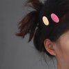 Pokinge 8pcs Drop-shaped Hair Clips Korean Style Hairpins, Sweet Simple Duckbill Barrettes, Candy Color Cute Acetic Acid Hairpins for Women Girls