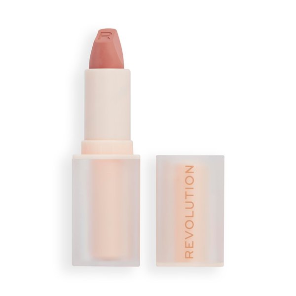 Revolution Beauty, Lip Allure Soft Satin Lipstick, Highly Pigmented & Smudge Proof, Long Lasting Creamy Satin Finish, Contains Vitamin E, Queen Pink, 0.11 Oz