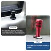 Gseigvee Pack-4 Car Door Lock Knobs, Aluminum Alloy Inner Door Lock Pull Pins, 1.92" x 0.47" Decorative Kits, Door Bolt, Auto Replacement Parts, Universal for Most Cars, Trucks (Red)