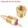 FAERSI Fan Thermostat Temperature Switch 200 to 185 Degree Electric Engine Cooling Temperature Sensor Switch with 3/8" Pipe Thread for 10" 12" 14" 16" Fan