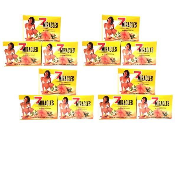 7 Miracles Carrot Bar Soap [Set of 12] Carrote