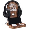 Slothoem Gamer Gifts for Teenage Boy, Gamer Room Decor for Man, Best Gifts for Son, Boyfriend, Husband, Gaming Accessories, Wooden Gaming Headset Stand for Gaming Desktop- Can't Hear You I'm Gaming