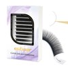COZBIRD Classic Eyelash Extensions Supplies Individual Lashes Single 0.07mm D curl 11mm Premium Faux Mink Soft Matte Black Handmade