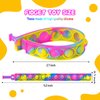 Fidget Toys Pop Fidgets Its Party Favors for Kids 4-8,12 Pcs Fidget Pop Bracelet for Children Toddler Toys Stress Pop Bubble It Sensory Toys for Kids Boys Girls Classroom Prizes Toys