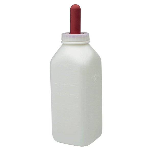 Miller 9312 Co Calf Bottle with Screw Nipple, 2 Quart