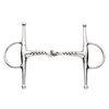 Korsteel Stainless Steel Corkscrew Mouth Full Cheek Snaffle Bit, 5"