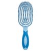 NuWay 4HAIR® DoubleC PRO® U.S. Patented Double Curved Detangling Brush is Hair Dryer Safe (Ocean Blue)
