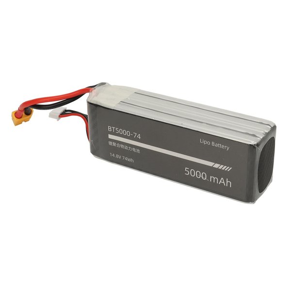 PenRux 4S 14.8V 5000mAh Lipo Battery for Flywing FW450 V3 RC Remote Control Helicopter, Helicopter Lithium Polymer Battery with Short Circuit, RC Helicopter Battery