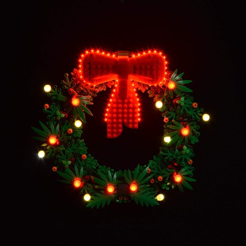 Led Light Set Compatible with Lego 40426 Christmas Wreath, Lighting for Lego 40426 Building Blocks [Model 40426 Not Included]