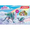 Schleich Bayala Toys and Figurines - Flying Flower Mother and Small Baby Dragon, Action Figure Kid Toys and Dolls, Girls and Boys Ages 5 and Above , 2 Piece Set