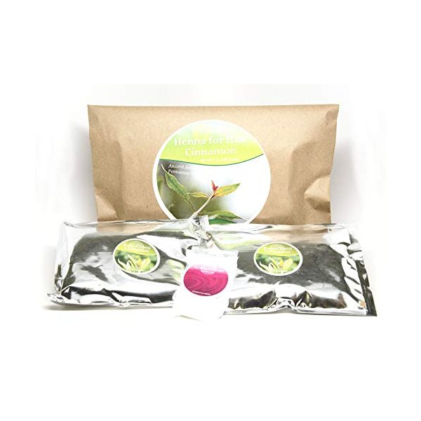 100% Natural Henna for Hair, Natural Henna Red Color, Restores strength and shine- Ancient Sunrise Henna Hair Dye -Cinnamon henna red hair