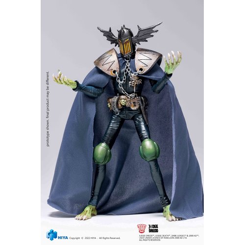 Hiya Toys Judge Dredd: Judge Fear 1:18 Scale PX Edition Exquisite Mini Action Figure, Multicolor