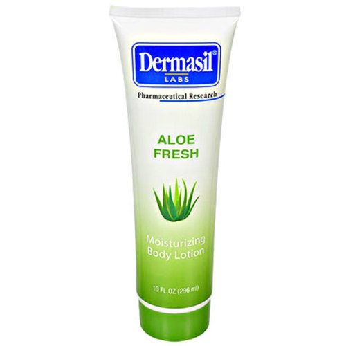 Body Lotion Skin Care Creamy Aloe (10 oz) Dry Skin (10 oz) 2 Item Bundle