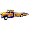 Acme 1970 Dodge D-300 Ramp Truck Orange and Blue with Graphics The Original Rat Trap Limited Edition to 332 pieces Worldwide 1/18 Diecast Model Car