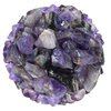 Amethyst Raw Crystals and Healing Stones, Natural Rocks for Tumbling and DIY Raw Stones and Crystals (1 lb)