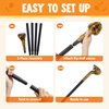 Spooktacular Creations Halloween Walking Cane, Egyptian Snake Staff Walking Stick for Halloween Mystical Pharaoh Ancient Themed Dress Up Party, Pimp Cane Prop for Halloween Party Pretend Play Costume