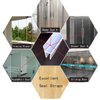 Zengest Glass Door Seal Strip, 120 Inch Soft Shower Door Sweep to Stop Leaks, Shower Silicone Seal Strip