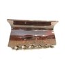 Painted marbled design acrylic hair claw clamp clips (Primary color: Red)