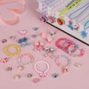 Kids Play Jewelry Sets, Princess Toys for Girls 4-6, 29 Pcs Little Girl Costume Jewelry, Unicorn Necklaces, Bracelets, Rings, Earrings, Toddler Dress Up Jewel Birthday Gifts Pretend Play Party Favor