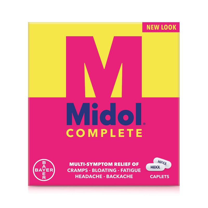 Midol Complete, Menstrual Period Symptoms Relief Including Premenstrual ...