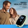 Oxygen Meter Finger Pulse Oximeter, Fingertip Blood Oxygen Saturation with Pulse Monitor Rechargeable, Accurate Fast Spo2 Reading for Home, Outdoor Sports, Wide Use (Green)