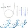 JZCXword Enema Bulb Kit Douche Cleaner for Men Women 9.3oz Enama Bulb 19.7in Long Silicone Hose for Colon Detox Cleanse Enemas