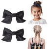 Hair Bow Clips (Black)