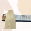Platinum Blonde Tape In Human Hair Extensions Real Human Hair 18inch 40g 20pcs Remy Human Hair Extensions.