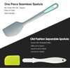 To encounter Silicone Spatula Set, 5 Pieces Seamless Spatula, Heat-Resistant Turner Spatulas, Nonstick for Baking, Cooking & Mixing, Dishwasher Safe