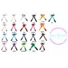 Personalized Ribbons for Bridal Shower Wedding Party Favors or Baby Showers - Custom Made Cut Ribbon 50 100 Assembled Bows Safety Pins