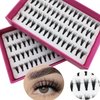ONLYCANAS LASHES Individual Lashes Strip 60Pcs C/D Curl Soft Wide Natural Look Wispy Volume Fluffy Cluster Reusable & Cruelty-free DIY Eyelash Extension Diy Lash Extension Kit,Classic Lash Extensions