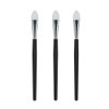 LORMAY 3 Pcs Silicone Eyeshadow and Lip Mask Makeup Brushes. Professional Tools for Applying Cream or Liquid Eye Shadows and Lip Colors
