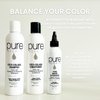 Pure Blends Lemon Moisturizing Color Depositing Conditioner, 8.5 Fl Oz - Infused with Coconut Oil, Keratin & Collagen, Prevents Color Fade, Extends Color Service on Color Treated Hair