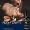 FEBOTE Beard Care Kit for Men - Premium Grooming & Care Set with Beard Wash, Oil, Balm, Brush, Massager Roller and Scissors - Gift Ready Kit for Him Husband - Father's Day Valentine's Day Christmas