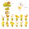 Chicken Party Decorations Chicken Farm Birthday Party Supplies Includes Chicken Birthday Banner Cake Topper Cupcake Toppers Balloons for Chick Birthday Party Baby Shower Decorations