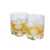 Kikkerland Clear Plastic Reusable Freezable Ice Cubes - Set of 30, Chills Drinks Without Diluting, Washable Fake Ice Cubes for Cocktails, Wine, Beer or Coffee Easy to Use