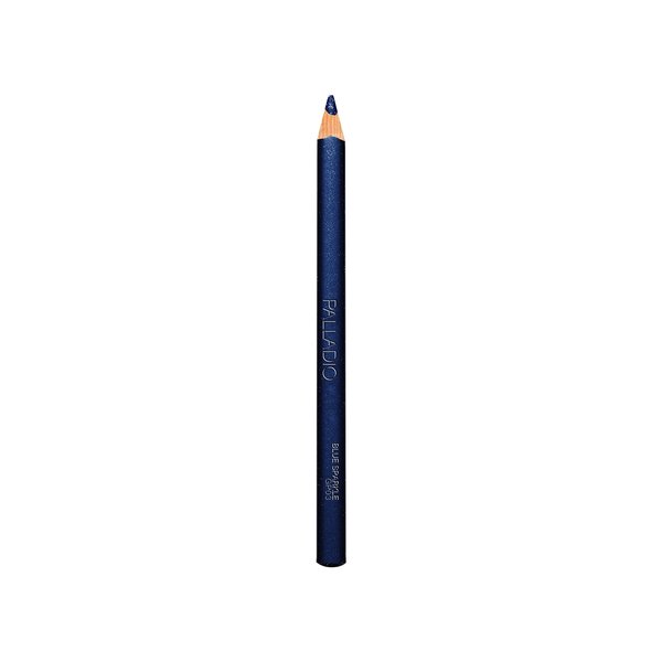 Palladio Glitter Eyeliner Pencil, Longlasting Creamy Cosmetic Pencil, Shimmer Eye Liner, Buttery Smooth Tip, Professional Makeup Glittery Pencil, Sharpenable, Blue Sparkle