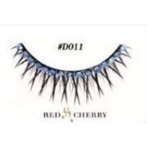 6 Pairs of Red Cherry Glitter-Rhinestones False Eyelashes "Pick Your Choice of any 6 Pairs" - Glitter-Rhinestones Collection