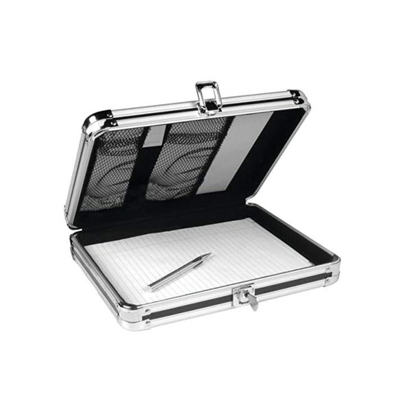 Vaultz Locking Storage Clipboard for Letter Size Sheets, Key Lock, Black (VZ00151)